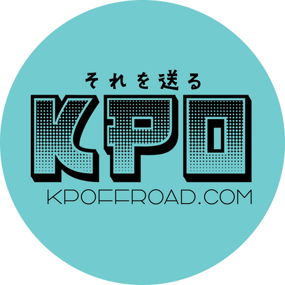 KPO Stickers - Kanji "Send It" Turquoise 3"x3" image